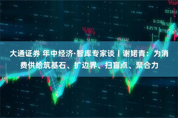 大通证券 年中经济·智库专家谈丨谢婼青：为消费供给筑基石、扩边界、扫盲点、聚合力