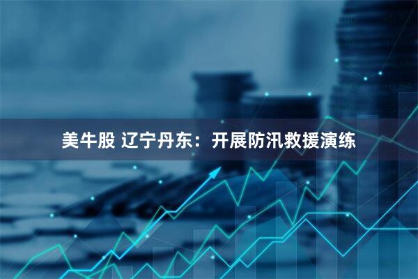 美牛股 辽宁丹东：开展防汛救援演练