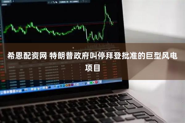 希恩配资网 特朗普政府叫停拜登批准的巨型风电项目